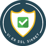 Vi er SSL Sikret